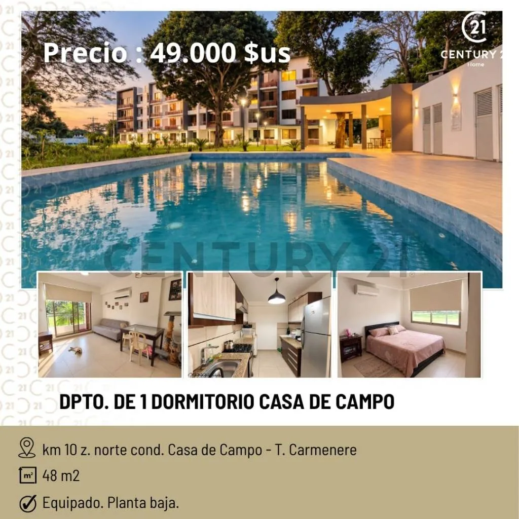 Departamento de 1 dormitorio en Norte — foto 1