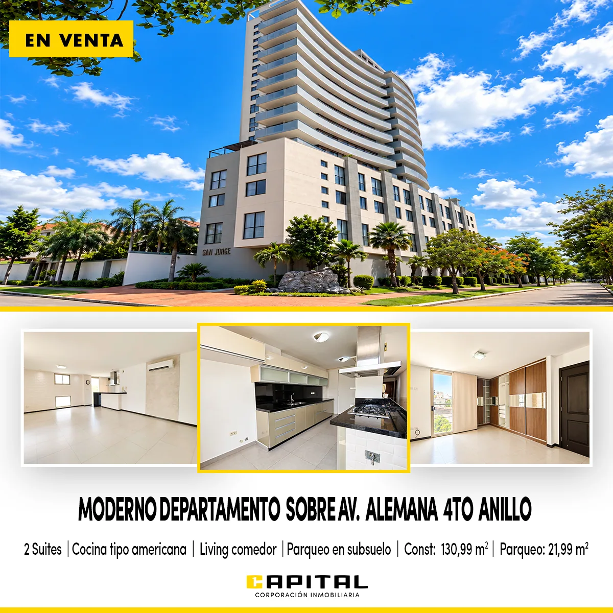 Departamento de 2 dormitorios en Norte — foto 1