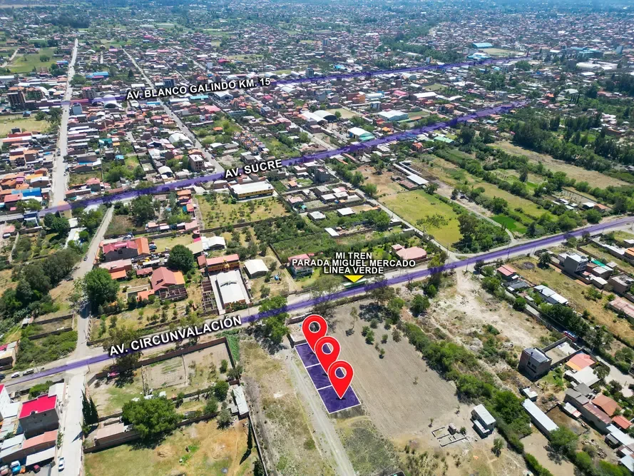 Terreno de 268 m² en Vinto — foto 2
