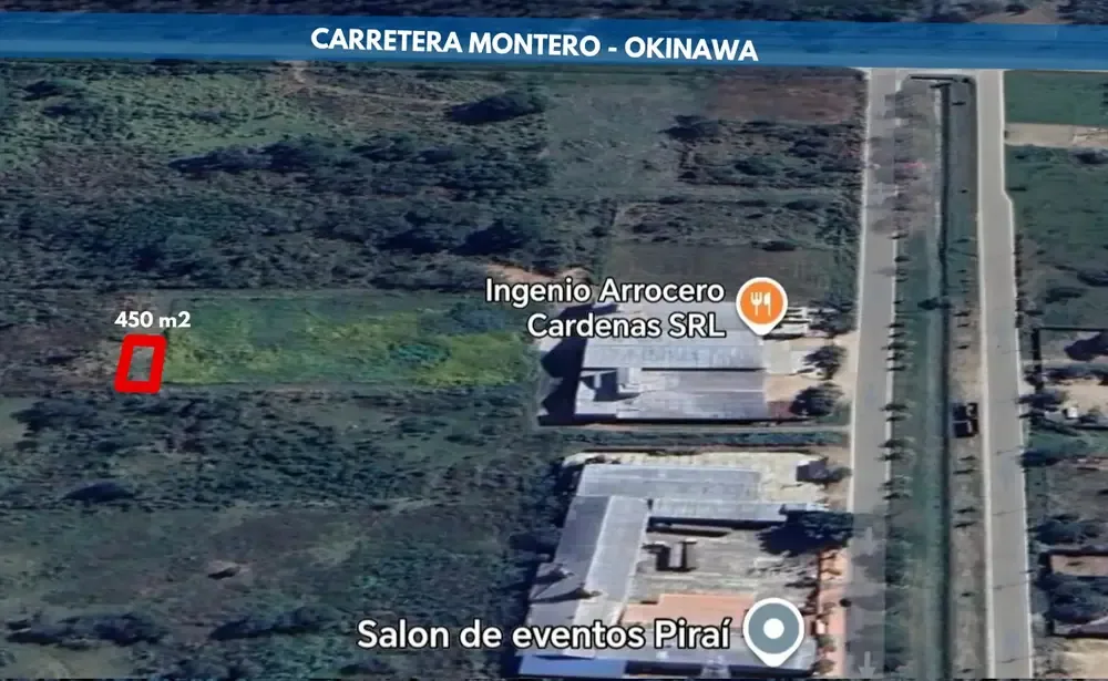 Terreno de 450 m² en Montero — foto 3