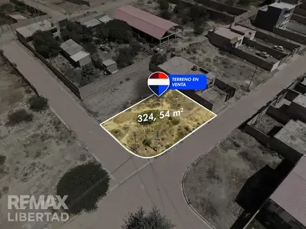 Terreno de 325 m² en Sacaba